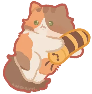 🐾 猫, 動物, 可愛い, カワイイ, ステッカー, 三毛猫, ペット telegram sticker