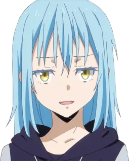 😐 Rimuru Tempest That Time I Got Reincarnated as a Slime anime, manga, Rimuru, Tempest, slime telegram sticker