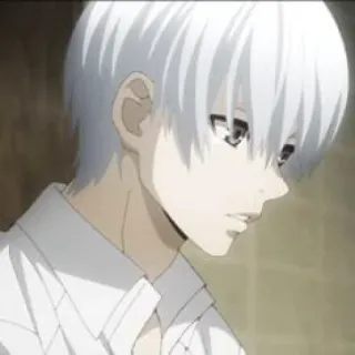 😲 Ken Kaneki Tokyo Ghoul Anime, Tokyo Ghoul, Ken Kaneki, Weiße Haare, Ghoul, Charakter whatsapp sticker