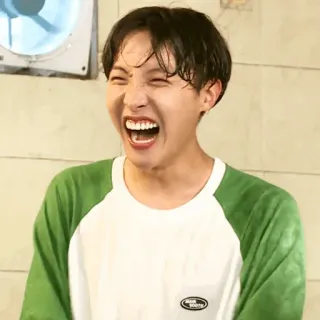 🎋 J-Hope kpop, singer, idol, person, smile, happy telegram sticker