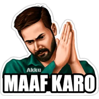 🙏 MAAF KARO telegram sticker