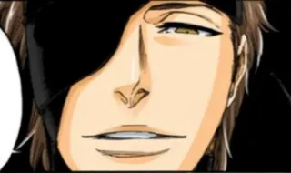 😁 Aizen Sosuke Bleach anime, manga, villain, captain, smirk telegram sticker