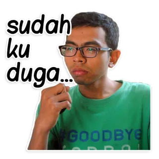😒 sudah ku duga... telegram sticker