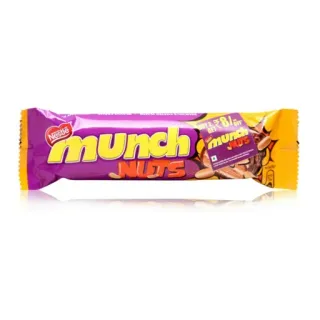 🍫 munch NUTS cioccolato, noci, caramelle, snack, cibo, spuntino whatsapp sticker