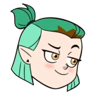 😏 Amity Blight The Owl House อมิตี้ ไบลท์, บ้านนกฮูก, การ์ตูน, ตัวละคร, แอนิเมชั่น telegram sticker