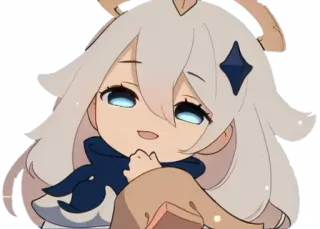 🌝 Paimon Genshin Impact paimon, genshin impact, anime, game, cute, video game telegram sticker