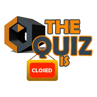 ❌ CLOSED Викторина, Закрыто, Игра, Знак telegram sticker