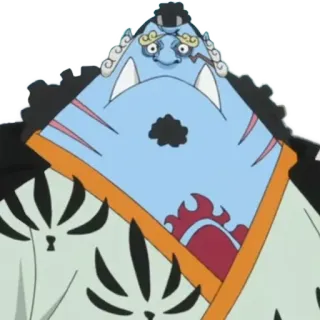 ☹️ Jinbe One Piece Anime, Fischmensch, One Piece, Charakter telegram sticker