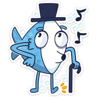 mr. Fish :: @AuthorStickers telegram stickers