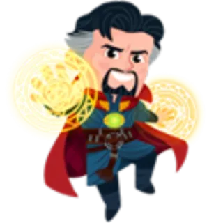 🙋‍♂️ Doctor Strange Doutor Estranho, Marvel, super-herói, magia, mago telegram sticker