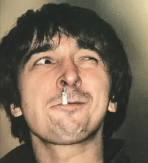 🚬 đàn ông, thuốc lá, hút thuốc, mặt cười, nháy mắt telegram sticker