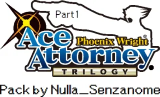 Phoenix Wright Trilogy (Part 1) whatsapp stickers