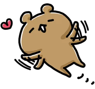 💙 gấu, dễ thương, vui vẻ, hoạt hình, động vật, nhãn dán telegram sticker