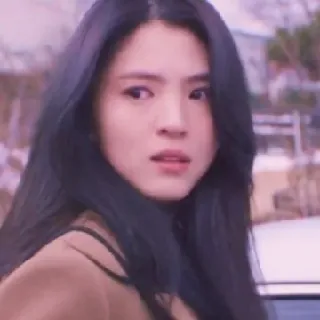 🍎 femme, brune, portrait, coréenne, actrice, Han So Hee whatsapp sticker