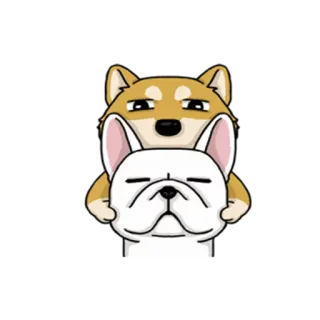 cutedog whatsapp stickers