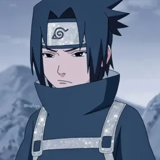 🎧 Sasuke Naruto Sasuke, anime, Naruto, ninja telegram sticker