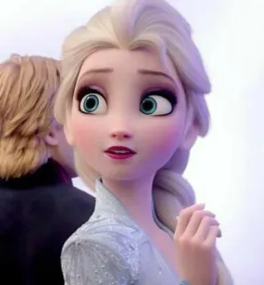 👾 Elsa Frozen Elsa, Frozen, Disney, Personaje animado, Princesa telegram sticker