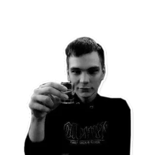 🍺 ПОРЧУ
РАЗЪЕБИ ТУХЛЯК homem, bebendo, russo, álcool, festa telegram sticker