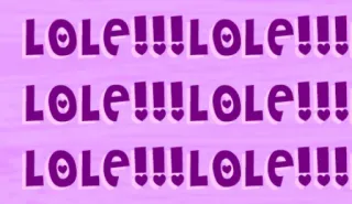💀 LOLE!!!LOLE!!!LOLE!!! текст, мультфильм, весело telegram sticker