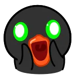 😱 choque, monstro, criatura, medo, horror telegram sticker