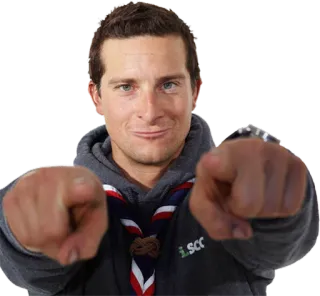 Bear Grylls telegram stickers