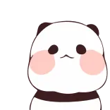 🤔 Panda, Mono, Dibujos animados, Animal, Kawaii whatsapp sticker