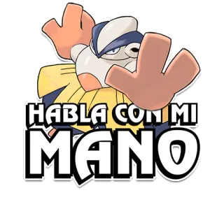🖐 HABLA CON MI MANO pokemon, dugtrio, red nicht, beleidigend, witz, ohrfeige, cartoons whatsapp sticker