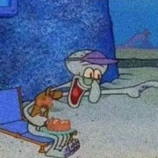 🧽 Squidward SpongeBob SquarePants Squidward, SpongeBob, hoạt hình, nhân vật, hài hước telegram sticker
