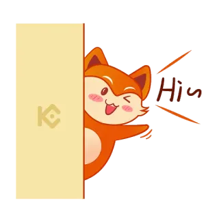 New KuCoin KuFox telegram stickers