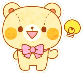 ❗ beruang, imut, kartun, stiker, binatang, ilustrasi, boneka beruang telegram sticker
