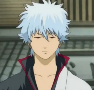 🧊 Sakata Gintoki Gintama Anime, Gintama, Sakata Gintoki, Personnage, Animation japonaise telegram sticker
