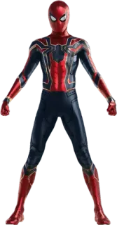 💪 Spider-Man superhero, comic, marvel, spider, man, red, blue telegram sticker