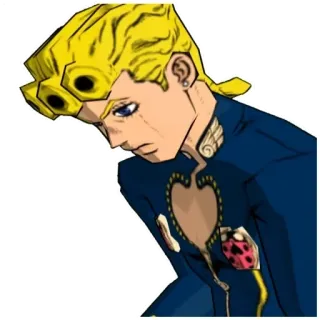 😔 Giorno Giovanna JoJo's Bizarre Adventure Giorno Giovanna, Anime, Postać, Manga, JoJo's Bizarre Adventure, Golden Wind telegram sticker
