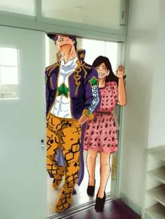 😨 Jotaro Kujo JoJo's Bizarre Adventure Anime, Manga, Cartoon, JoJo's Bizarre Adventure, Jotaro Kujo telegram sticker