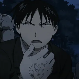 💙 Roy Mustang Fullmetal Alchemist Roy Mustang, Fullmetal Alchemist, Anime, Alchemy, Flame Alchemist telegram sticker