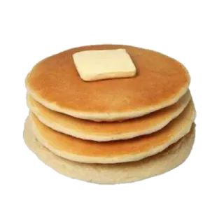 🥞 pancakes, breakfast, food, stack, butter telegram sticker