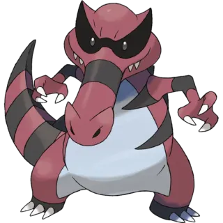 🐉 Krookodile Pokemon Krookodile, pokemon, cartoon, animal, crocodile, fictional telegram sticker