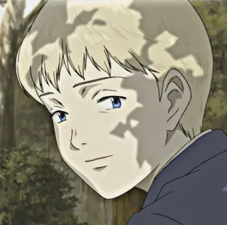 🌑 Johan Liebert Monster Anime, Johan Liebert, Monster, Psychologisch, Mystery, Bösewicht whatsapp sticker