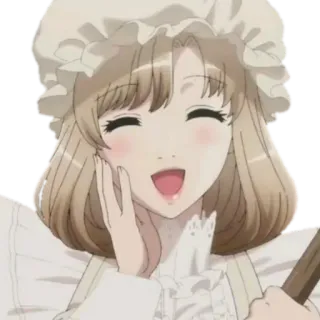 🥰 Platelet Cells at Work! Anime, Cells at Work!, Blutplättchen, Charakter, süß, kawaii telegram sticker