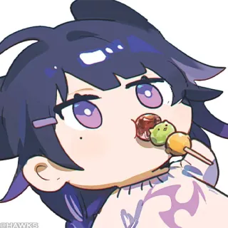 💠 anime, cute, cartoon, sticker, kawaii, food telegram sticker