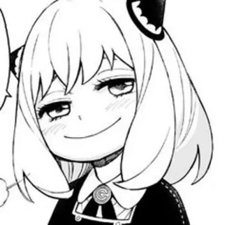 🥜 Anya Forger Spy x Family Anime, Mädchen, arrogant, Anya Forger, Spy x Family, Charakter telegram sticker