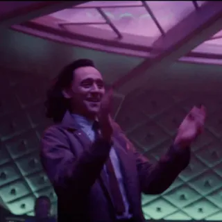 🕺 Loki Loki, Marvel, Disney+, Tom Hiddleston, character, villain, god telegram sticker