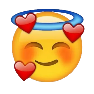 ☺️ Эмодзи, Сердечки, Любовь, Милый, Смайлик whatsapp sticker