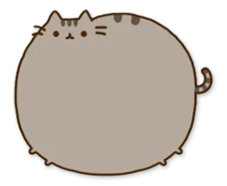 🍔 Pusheen Katze, Cartoon, Tier, Süß telegram sticker