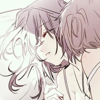 🍁 Anime, Cô gái, Buồn, Manga, Phim hoạt hình, Bản vẽ telegram sticker