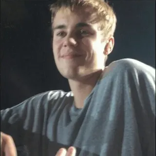 😐 Justin Bieber celebrità, musica, cantante, pop star, idolo dei teenager telegram sticker