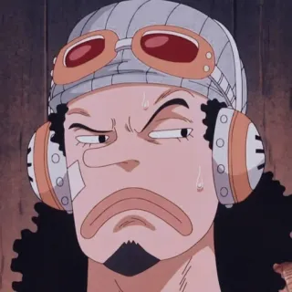 😒 Usopp One Piece Anime, One Piece, Usopp, Personnage, Manga whatsapp sticker
