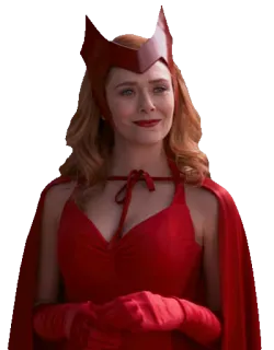 😃 Scarlet Witch super-héros, Marvel, Avengers, Scarlet Witch, sorcière, comics telegram sticker