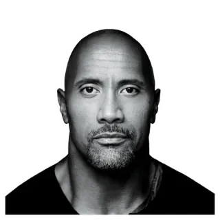 😐 Dwayne Johnson acteur, dwayne johnson, the rock, célébrité, catcheur whatsapp sticker
