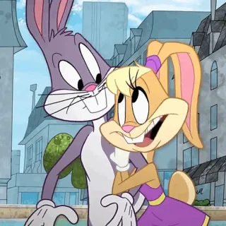 🥕 Bugs Bunny Looney Tunes Dibujos animados, Conejo, Looney Tunes, Personajes, Lola Bunny telegram sticker